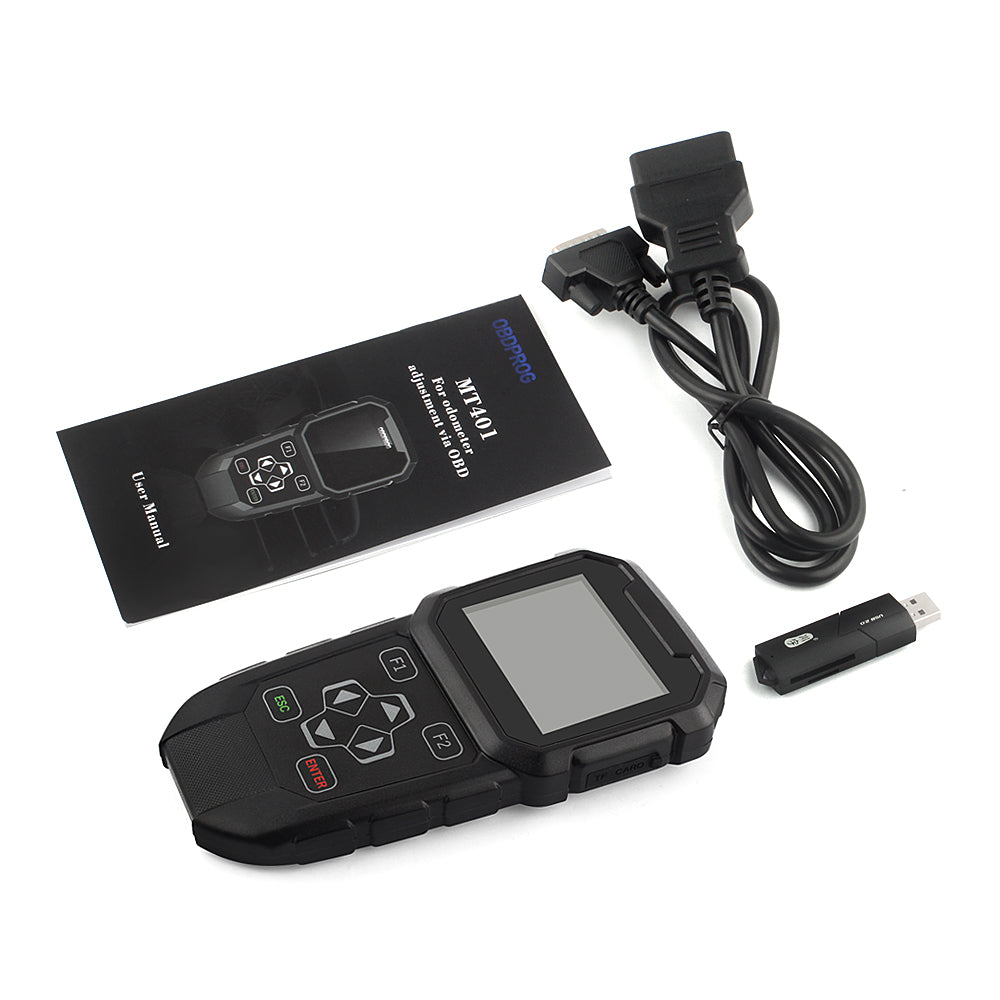 OBDPROG MT401 Odometer Correction Tool – OBD2 Mileage Adjustment & Oil Reset Scanner