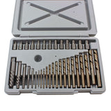 US PRO 35pc Master Screw Extractor Set with Left Hand Drill Bits