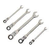 US PRO 12PC Metric Flexible Gear Ratchet Combi Wrench Set
