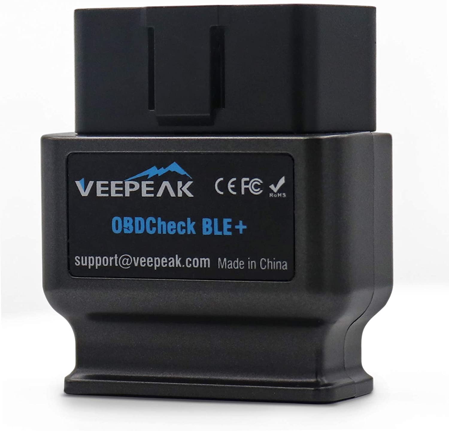 Veepeak OBDCheck BLE+ Bluetooth 4.0 OBD2 Scanner – Works With IOS & Android, Car Diagnostic Code Reader, 2.11 Oz