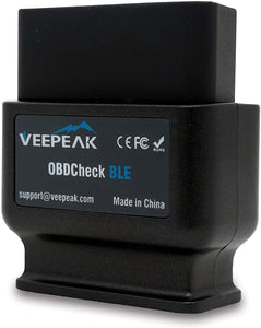 Veepeak OBDCheck BLE OBD2 Bluetooth Scanner - Supports Torque, OBD Fusion app