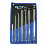 US PRO 7pc Double End Ring Aviation Spanner Set