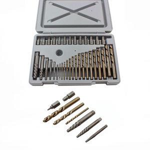 US PRO 35pc Master Screw Extractor Set with Left Hand Drill Bits
