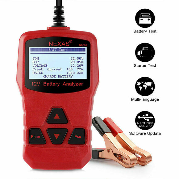 Nexas NexBat NB300 12V Automotive Battery Analyser