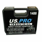 US PRO Impact Socket Adaptor Set 8pc