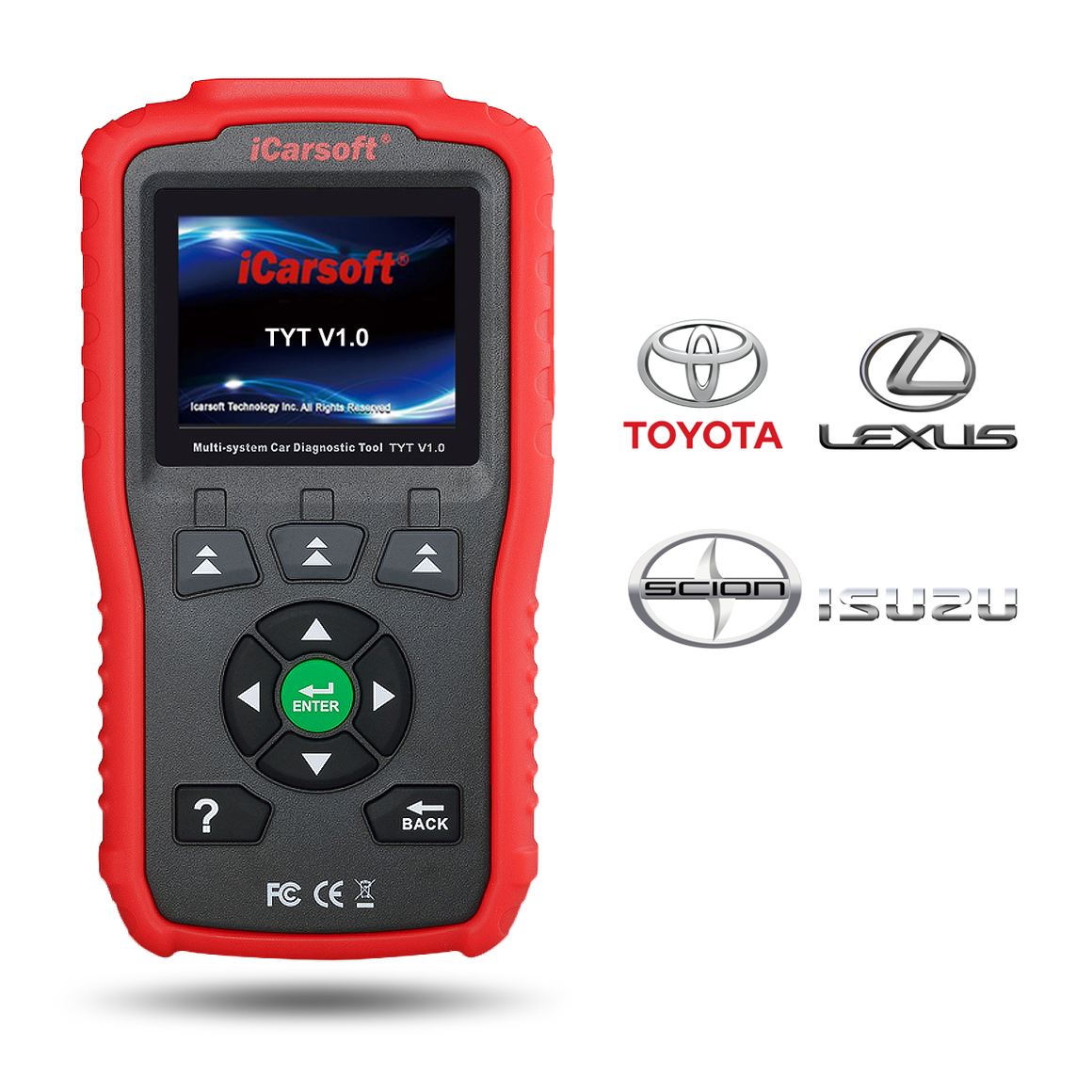 iCarsoft V1.0 Diagnostics Tools Toyota LJM Car Diagnostics